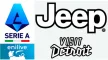 24/26 Serie A Badge & Juventus Jeep x Visit Detroit Sponsor