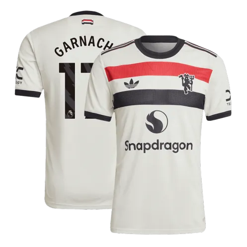 GARNACHO #17 Manchester United Third Away Authentic Soccer Jersey 2024/25