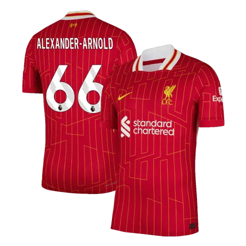 ALEXANDER-ARNOLD #66 Liverpool Home Authentic Soccer Jersey 2024/25