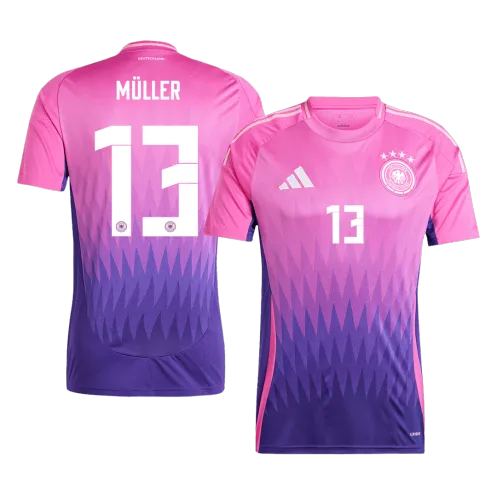 MÜLLER #13 Germany Away Soccer Jersey EURO 2024