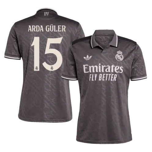ARDA GÜLER #15 Real Madrid Third Away Soccer Jersey 2024/25