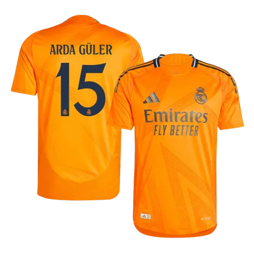 ARDA GÜLER #15 Real Madrid Away Authentic Soccer Jersey 2024/25