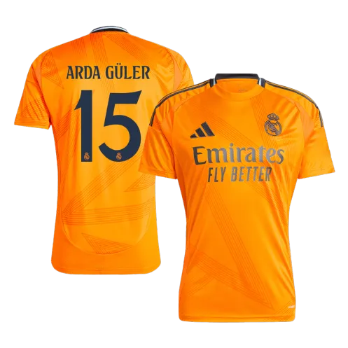 ARDA GÜLER #15 Real Madrid Away Soccer Jersey 2024/25