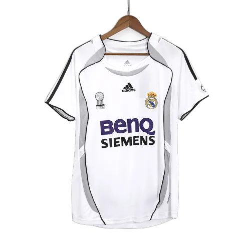Vintage Soccer Jersey Real Madrid Home 2006/07