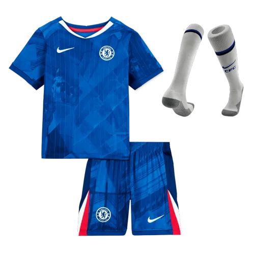 Chelsea Home Kids Soccer Jerseys Full Kit 2025/26