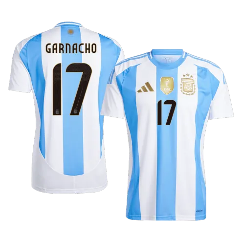 GARNACHO #17 Argentina Home Soccer Jersey 2024