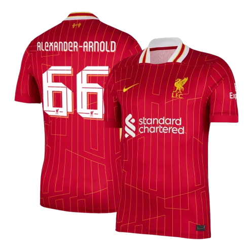 ALEXANDER-ARNOLD #66 Liverpool Home Soccer Jersey 2024/25 - UCL